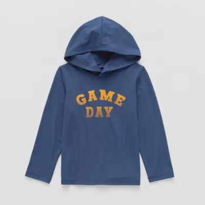 Okie Dokie Active Toddler & Little Boys Long Sleeve Moisture Wicking Hoodie