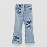 Okie Dokie Toddler Girls Adaptive Flare Leg Jean
