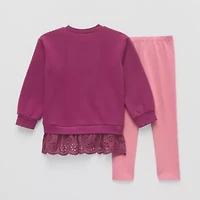 Okie Dokie Toddler & Little Girls 2-pc. Pant Set