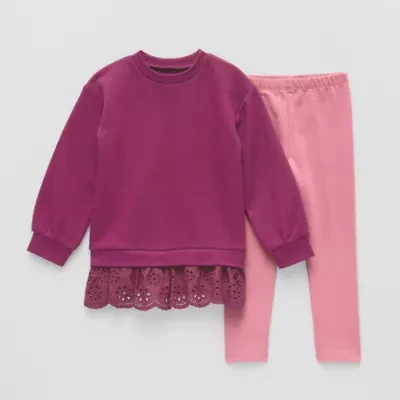 Okie Dokie Toddler & Little Girls 2-pc. Pant Set