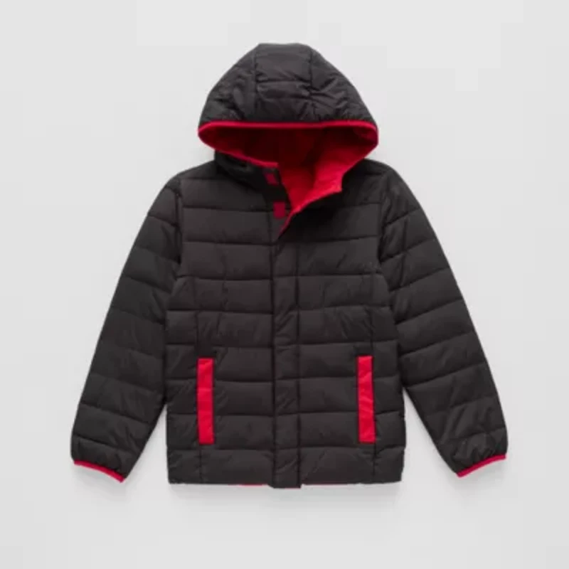 Thereabouts Little & Big Kid Boys Adaptive Easy-on + Easy-off Heavyweight Puffer Jacket