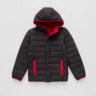 Thereabouts Little & Big Boys Adaptive Easy-on + Easy-off Heavyweight Puffer Jacket