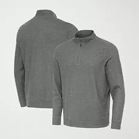 Antigua Mens Long Sleeve Active Quarter-Zip Pullover