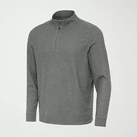 Antigua Mens Long Sleeve Active Quarter-Zip Pullover