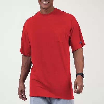 Champion Big and Tall Mens Crew Neck Short Sleeve Pocket T-Shirt