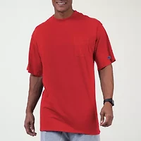 Champion Big and Tall Mens Crew Neck Short Sleeve Pocket T-Shirt