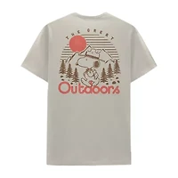 Mens Short Sleeve Regular Fit Peanuts Snoopy Graphic T-Shirt