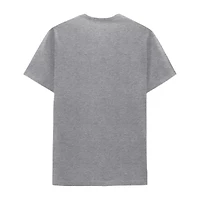Mens Crew Neck Short Sleeve Regular Fit NASA Big and Tall Graphic T-Shirt