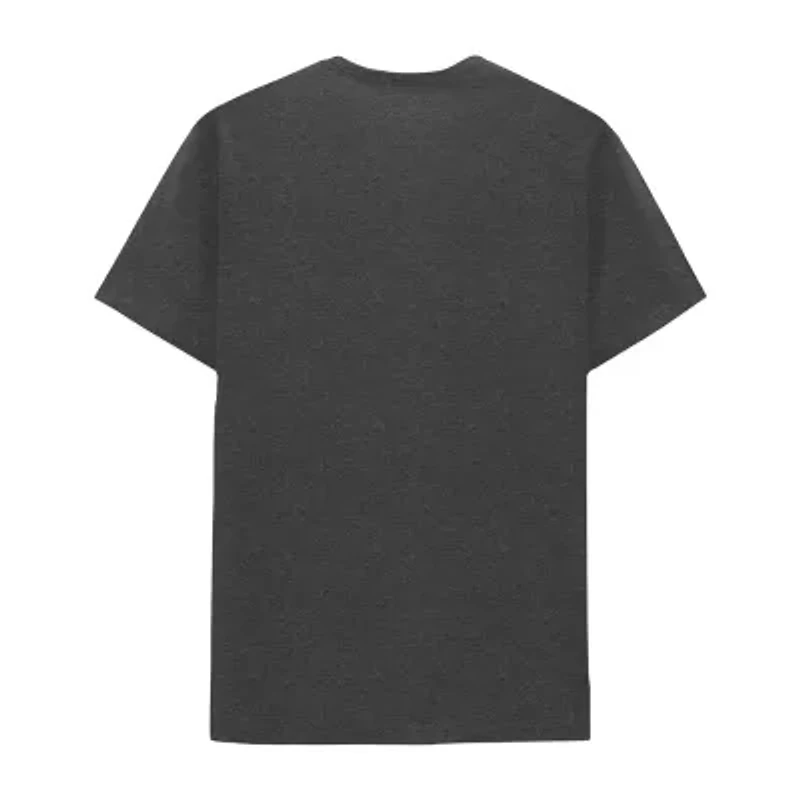 Mens Crew Neck Short Sleeve Regular Fit Mickey Mouse Big and Tall Graphic T-Shirt