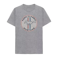 Ford Mustang Mens Crew Neck Short Sleeve Regular Fit Big and Tall Graphic T-Shirt
