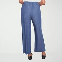 Alfred Dunner Summer Solstice Womens Straight Ankle Pant
