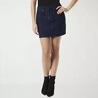 JS Jessica Simpson Womens Mini Denim Skirt