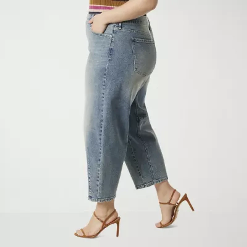 JS Jessica Simpson Plus Womens Loose Fit Jean