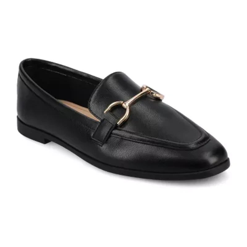 Journee Collection Mizza Womens Square Closed Toe Loafers