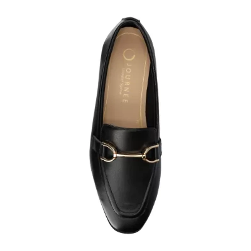Journee Collection Mizza Womens Square Closed Toe Loafers