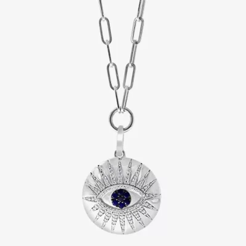 Effy Final Call Limited Quantities! Womens 3/8 CT. T.W. Natural Black Diamond Sterling Silver Round 18 Inch Pendant Necklace