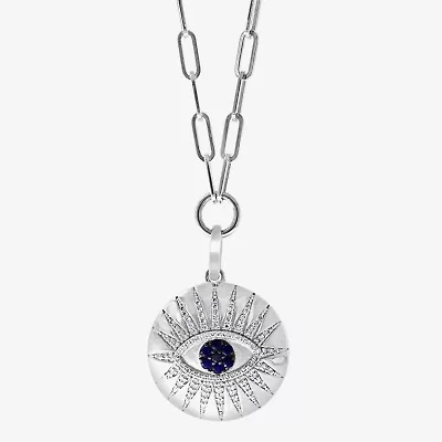 Effy Final Call Limited Quantities! Womens 3/8 CT. T.W. Natural Black Diamond Sterling Silver Round 18 Inch Pendant Necklace