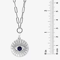 Effy Final Call Limited Quantities! Womens 3/8 CT. T.W. Natural Black Diamond Sterling Silver Round 18 Inch Pendant Necklace