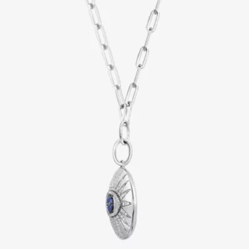 Effy Final Call Limited Quantities! Womens 3/8 CT. T.W. Natural Black Diamond Sterling Silver Round 18 Inch Pendant Necklace