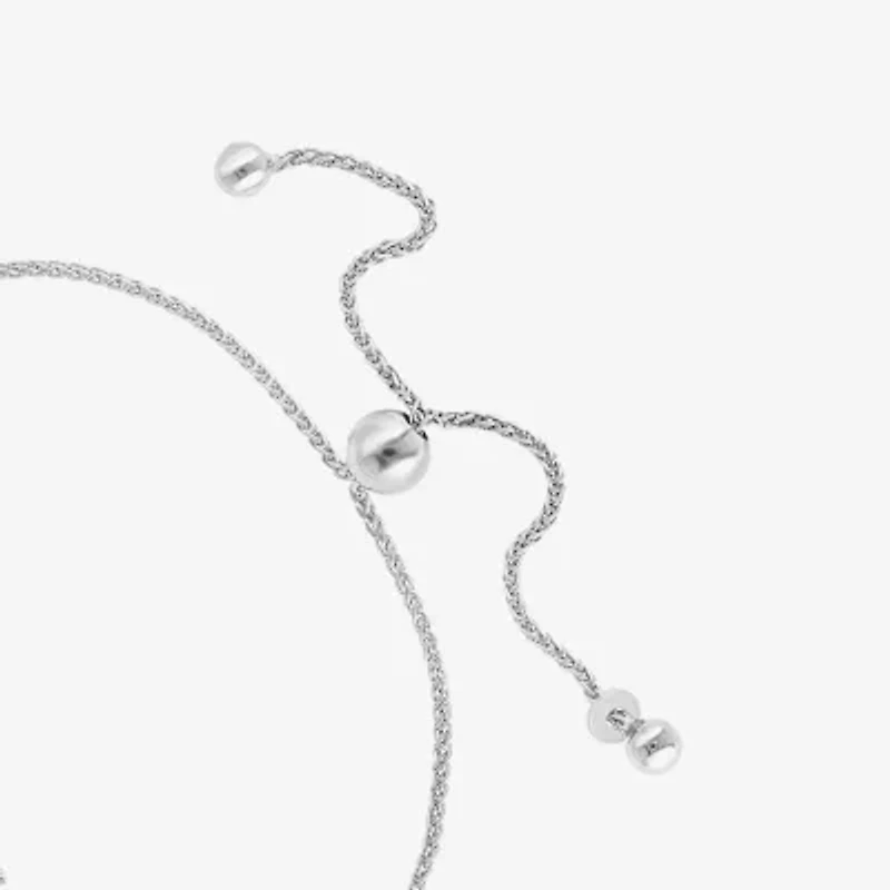 Effy Final Call Limited Quantities! Womens 1/4 CT. T.W. Natural White Diamond Sterling Silver Bolo Bracelet