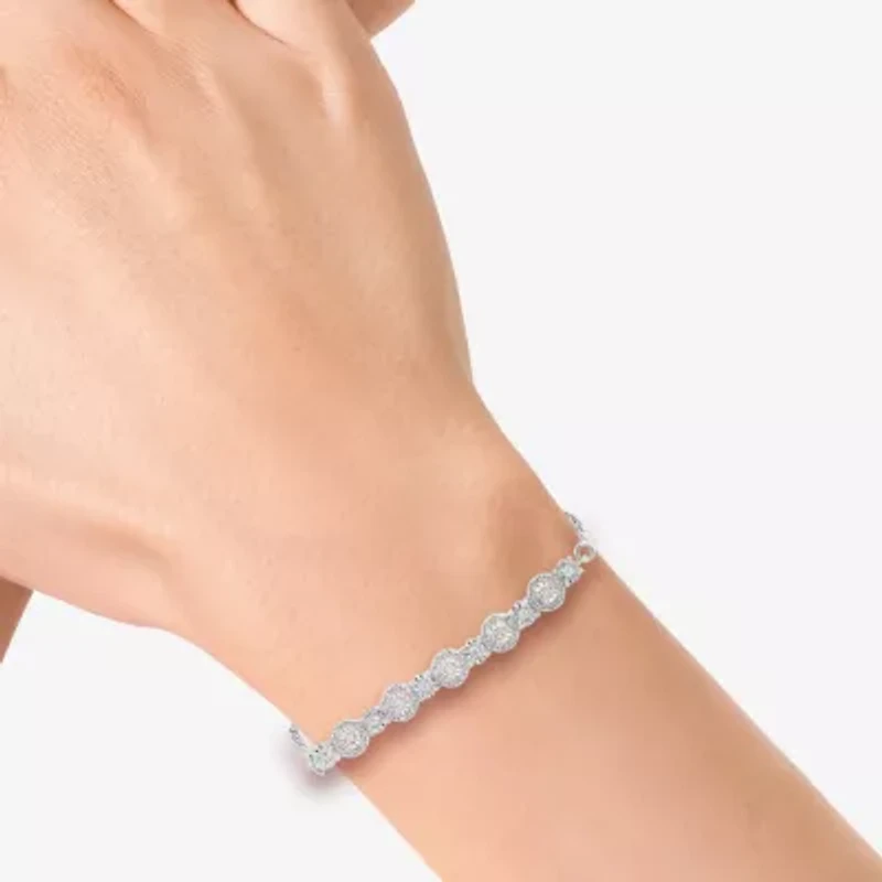 Effy Final Call Limited Quantities! Womens 1/4 CT. T.W. Natural White Diamond Sterling Silver Bolo Bracelet