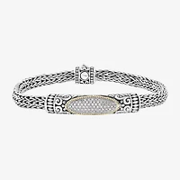 Effy Final Call Limited Quantities! Womens 18K Gold Over Silver 7 3/4 Inch Chain Bracelet