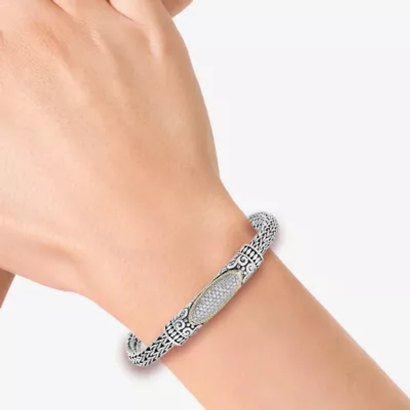 Effy Final Call Limited Quantities! Womens 18K Gold Over Silver 7 3/4 Inch Chain Bracelet