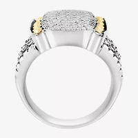 Effy Final Call Limited Quantities! Womens 3/8 CT. T.W. Genuine White Diamond 18K Gold Over Silver Band