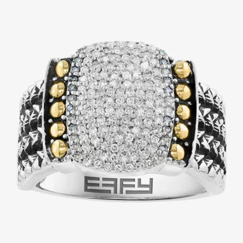 Effy Final Call Limited Quantities! Womens 3/8 CT. T.W. Genuine White Diamond 18K Gold Over Silver Band