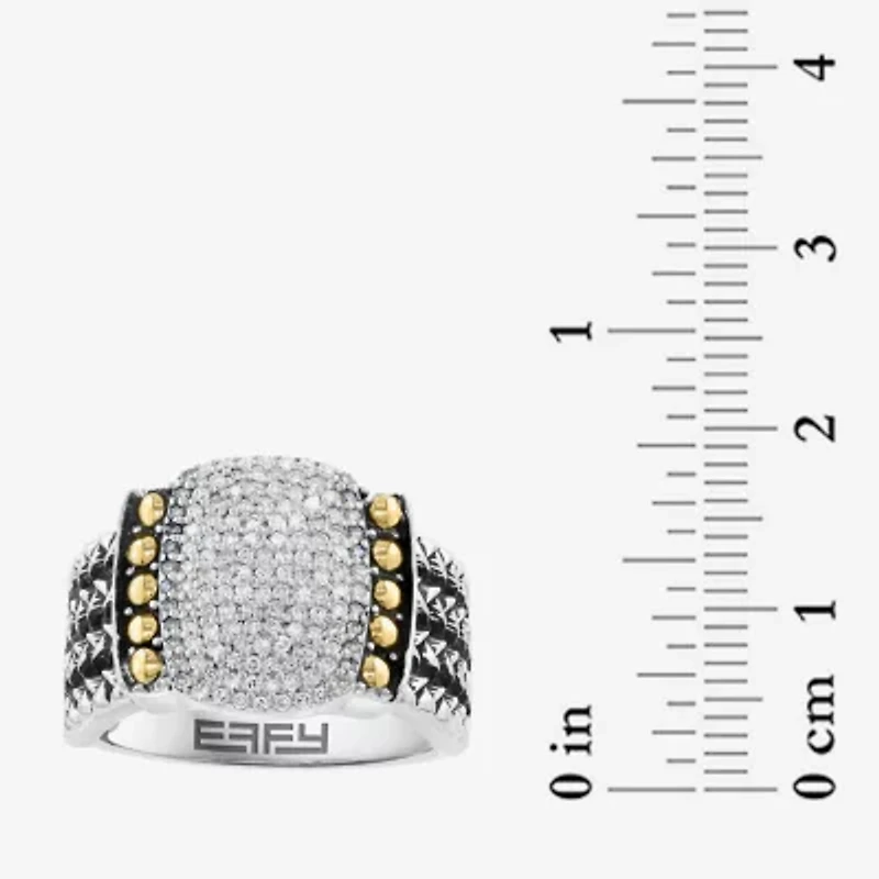 Effy Final Call Limited Quantities! Womens 3/8 CT. T.W. Genuine White Diamond 18K Gold Over Silver Band