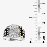 Effy Final Call Limited Quantities! Womens 3/8 CT. T.W. Genuine White Diamond 18K Gold Over Silver Band