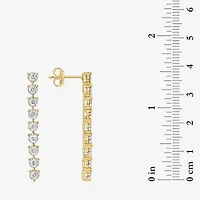Effy Final Call Limited Quantities! Womens 3/4 CT. T.W. Lab Grown White Diamond 14K Gold Drop Earrings