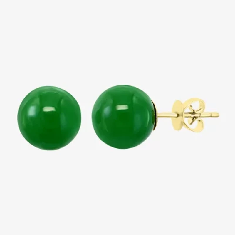 Effy Final Call Limited Quantities! Womens Genuine Green Jade 14K Gold Round 2-pc. Jewelry Set