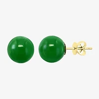 Effy Final Call Limited Quantities! Womens Genuine Green Jade 14K Gold Round 2-pc. Jewelry Set