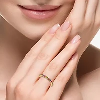 Effy Final Call Limited Quantities! Womens Genuine Sapphire 14K Gold Over Silver Stackable Ring
