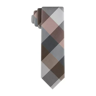 J. Ferrar Plaid Tie