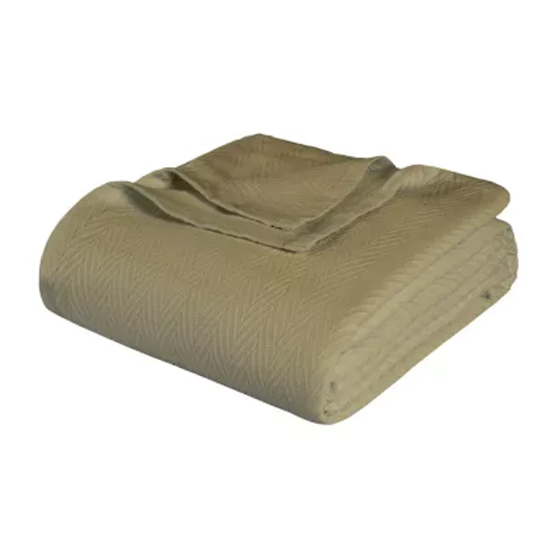 SUPERIOR® Metro Woven Zig-Zag Chevron Cotton Multi-Use Throw