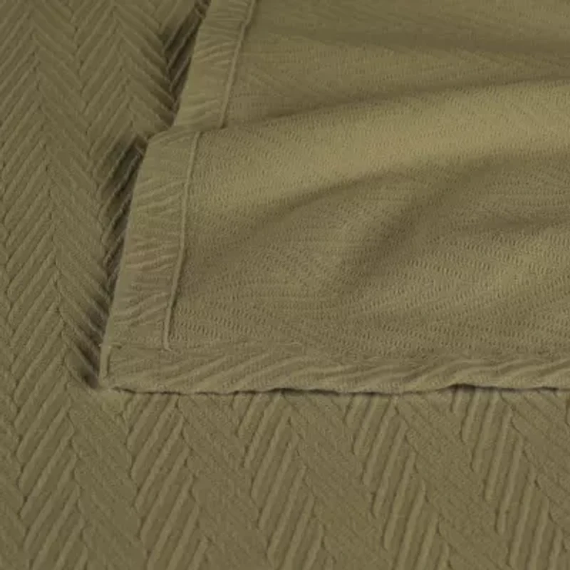 SUPERIOR® Metro Woven Zig-Zag Chevron Cotton Multi-Use Throw