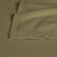 SUPERIOR® Metro Woven Zig-Zag Chevron Cotton Multi-Use Throw