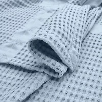 SUPERIOR® Mai Waffle Weave Honeycomb Textured Cotton  Multi-Use Throw