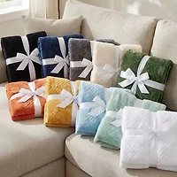 SUPERIOR® Alaska Diamond Quilted Polyester Fleece Multi-Use Throw