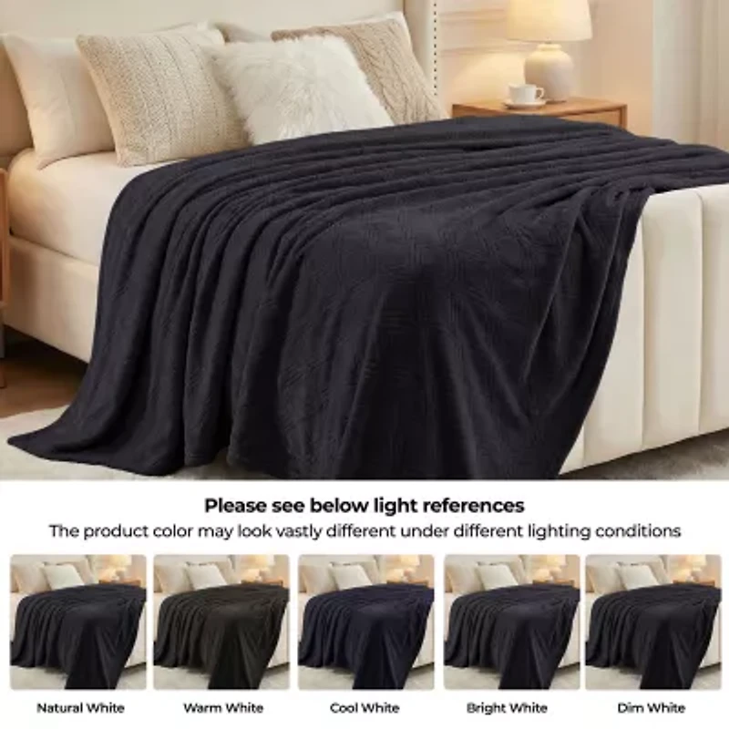 SUPERIOR® Alaska Diamond Quilted Polyester Fleece Multi-Use Throw