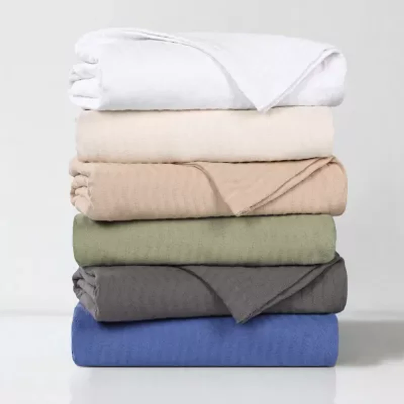 SUPERIOR® Jena Jacquard Weave Textured Chevron Cotton Multi-Use Throw