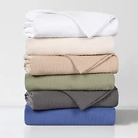 SUPERIOR® Jena Jacquard Weave Textured Chevron Cotton Multi-Use Throw