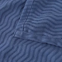 SUPERIOR® Jena Jacquard Weave Textured Chevron Cotton Multi-Use Throw