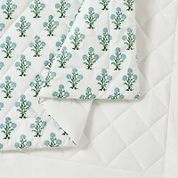 Laurel & Mayfair Paradise Stamp Floral 3-pc. Quilt Set