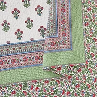 Modern Heirloom Serena Floral Cotton Reversible Quilt Set
