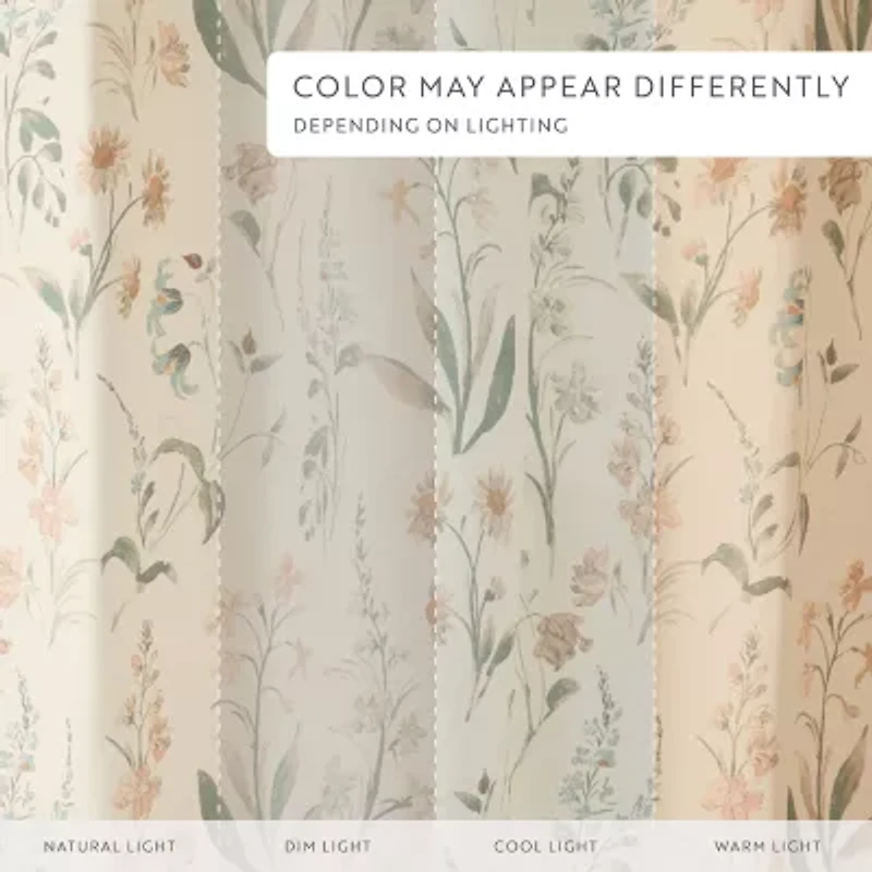 Casual Comfort Polyester Printed Shower Curtain