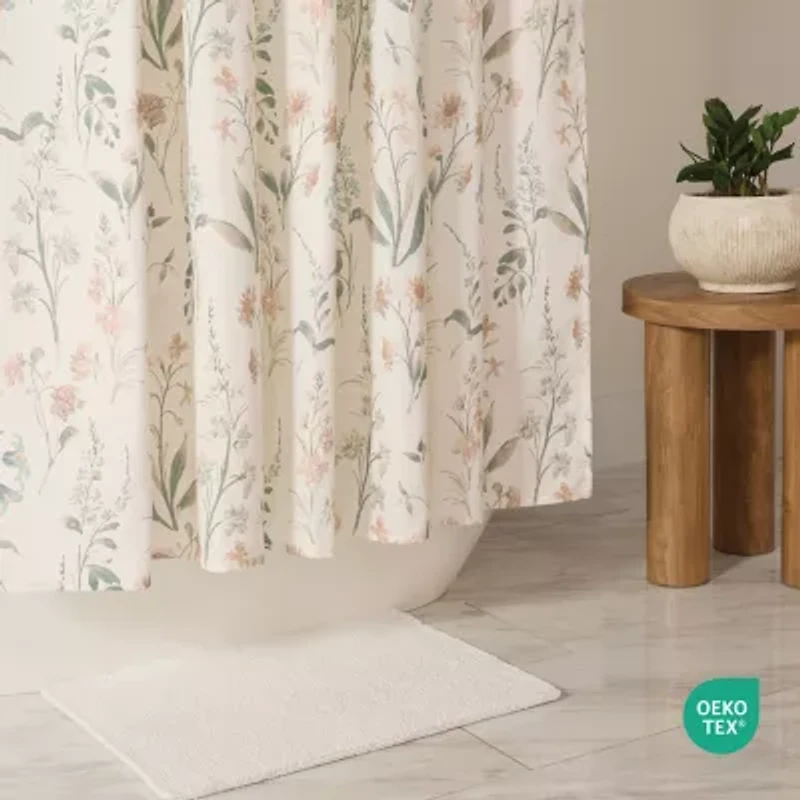 Casual Comfort Polyester Printed Shower Curtain
