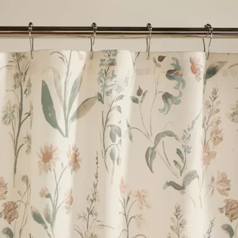 Casual Comfort Polyester Printed Shower Curtain